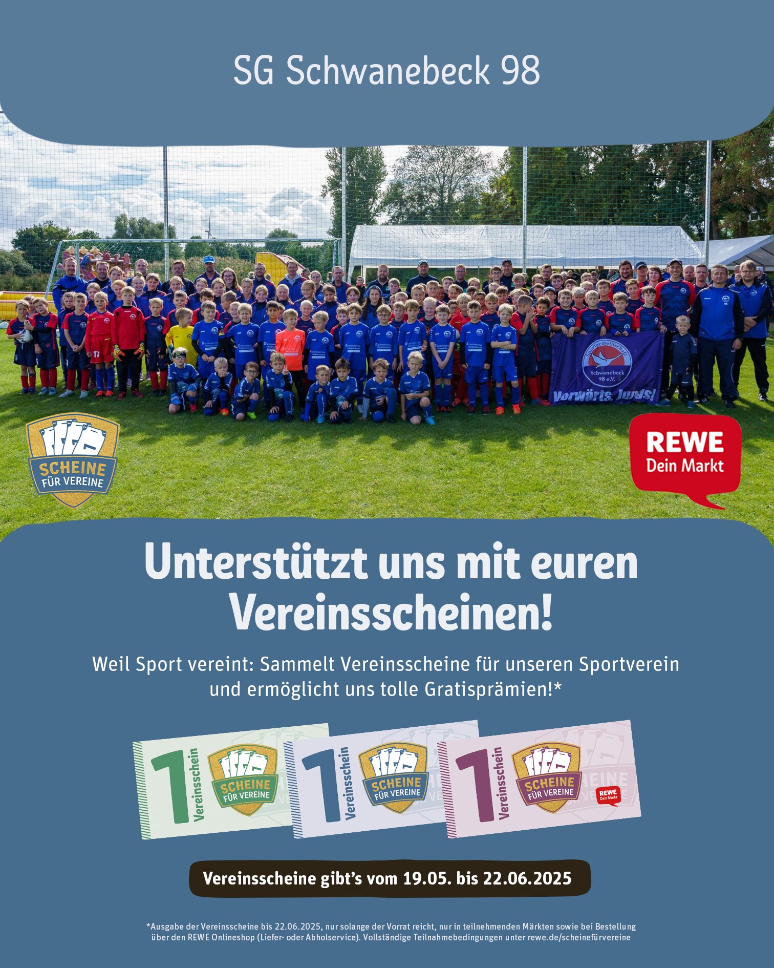 ScheineFuerVereine 2025 Aktionsstart Posting 4x5